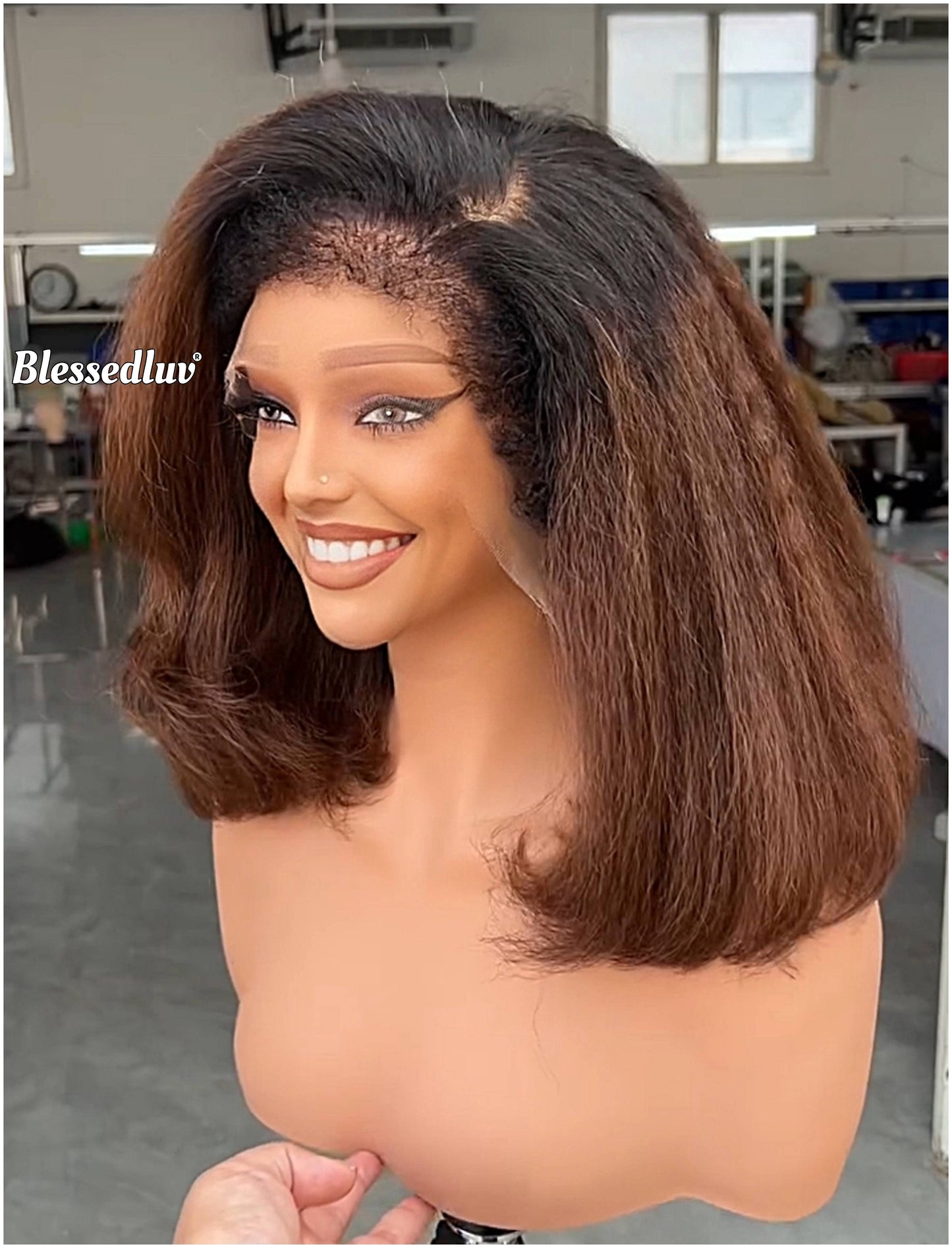 Ludmia – HD Ombré Custom Glueless Bob Wig | Choose Lagos or Standard Hairline-Wig-Blessedluv.com-Brazilianweave.com