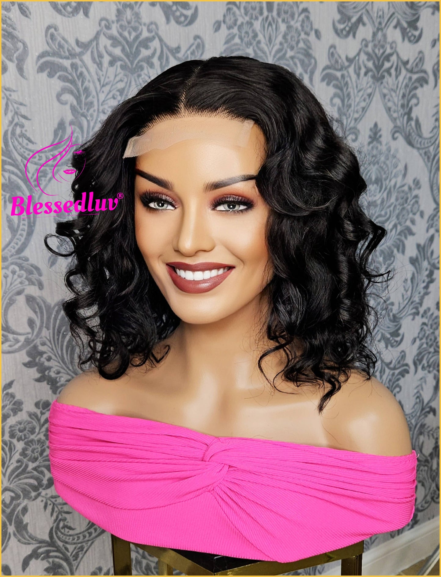 Rayna- HD Lace Curly Closure Wig SALE-WIG-Blessedluv.com-Brazilianweave.com