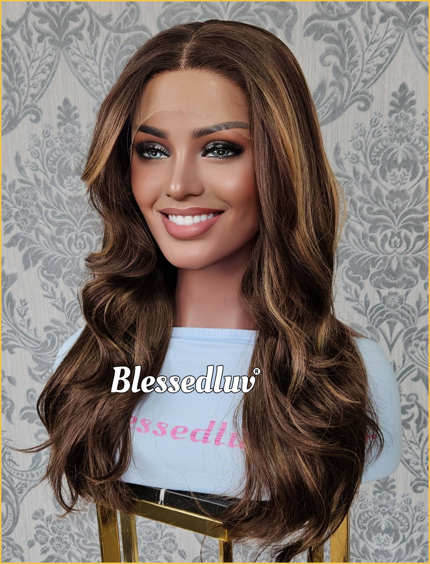 Pamela – Premium Human Hair Blend Wig-Wig-Blessedluv.com-Brazilianweave.com