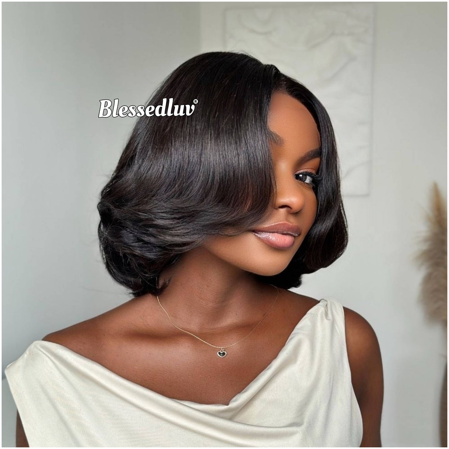 Cathy – Layered Bob Glueless HD 5x5 Closure Lace Wig, Ready to Wear-Blessedluv.com-Brazilianweave.com