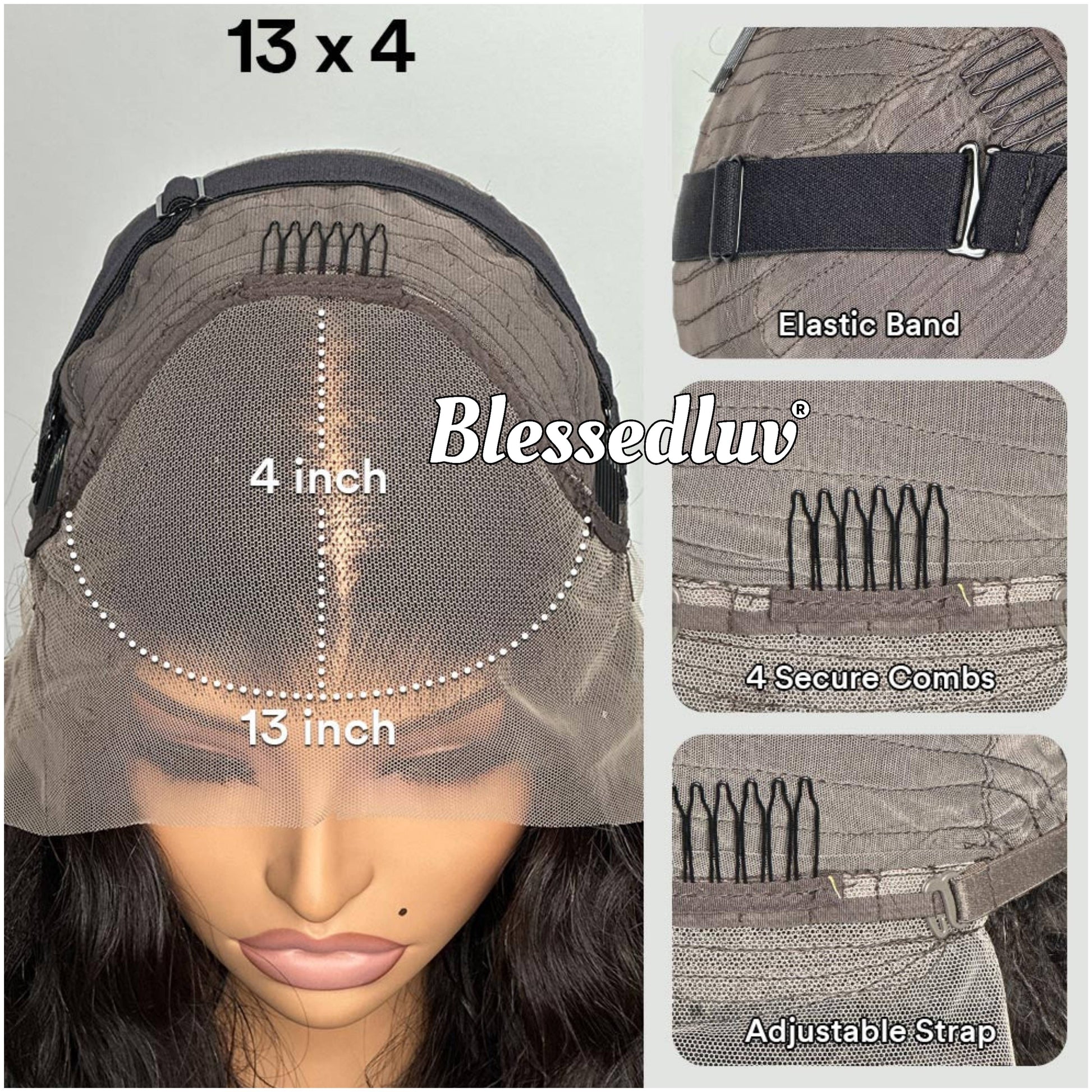 Victoria - Curly 360 Drawstring Frontal Kinky Straight Texture Ventilated Lace Wig-Blessedluv.com-Brazilianweave.com