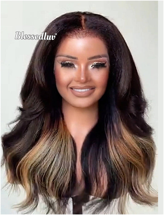 Salma - 4c Texture Ventilated Kinky Wig-Blessedluv.com-Brazilianweave.com