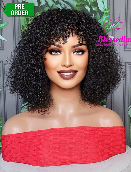 Ola - Brazilian Curly Fringe Machine Wig-Wigs-www.blessedluv.com-Brazilianweave.com