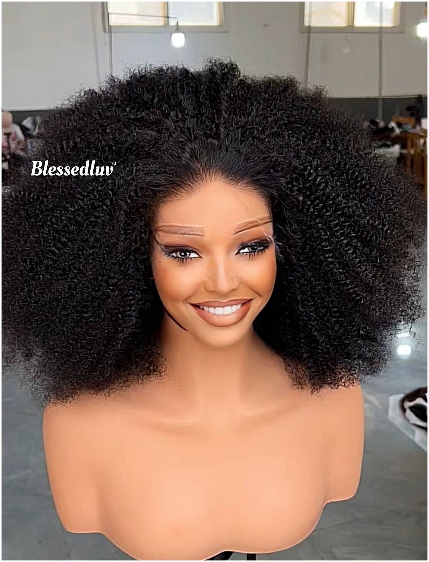 Farrah – Textured 300% Curly Wig | Choose Lagos Hairline or Standard Hairline-Wig-Blessedluv.com-Brazilianweave.com