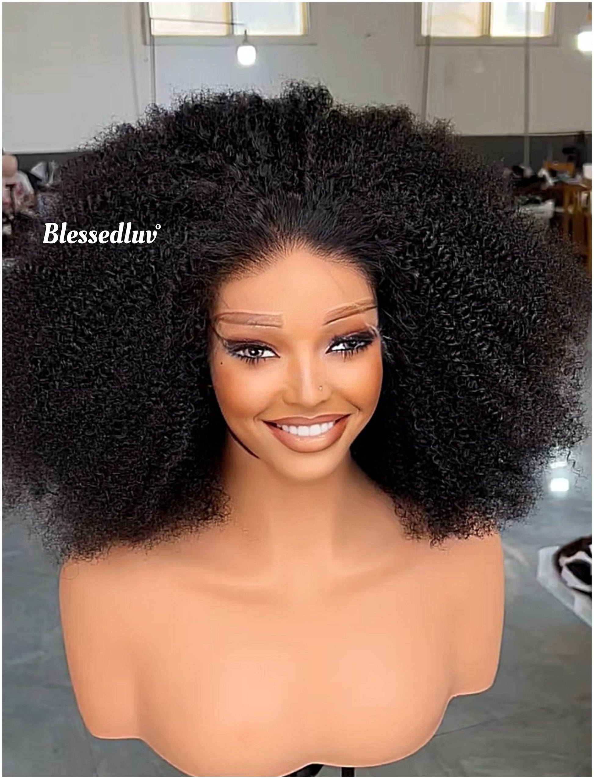 Farrah – Textured 300% Curly Wig | Choose Lagos Hairline or Standard Hairline-Wig-Blessedluv.com-Brazilianweave.com