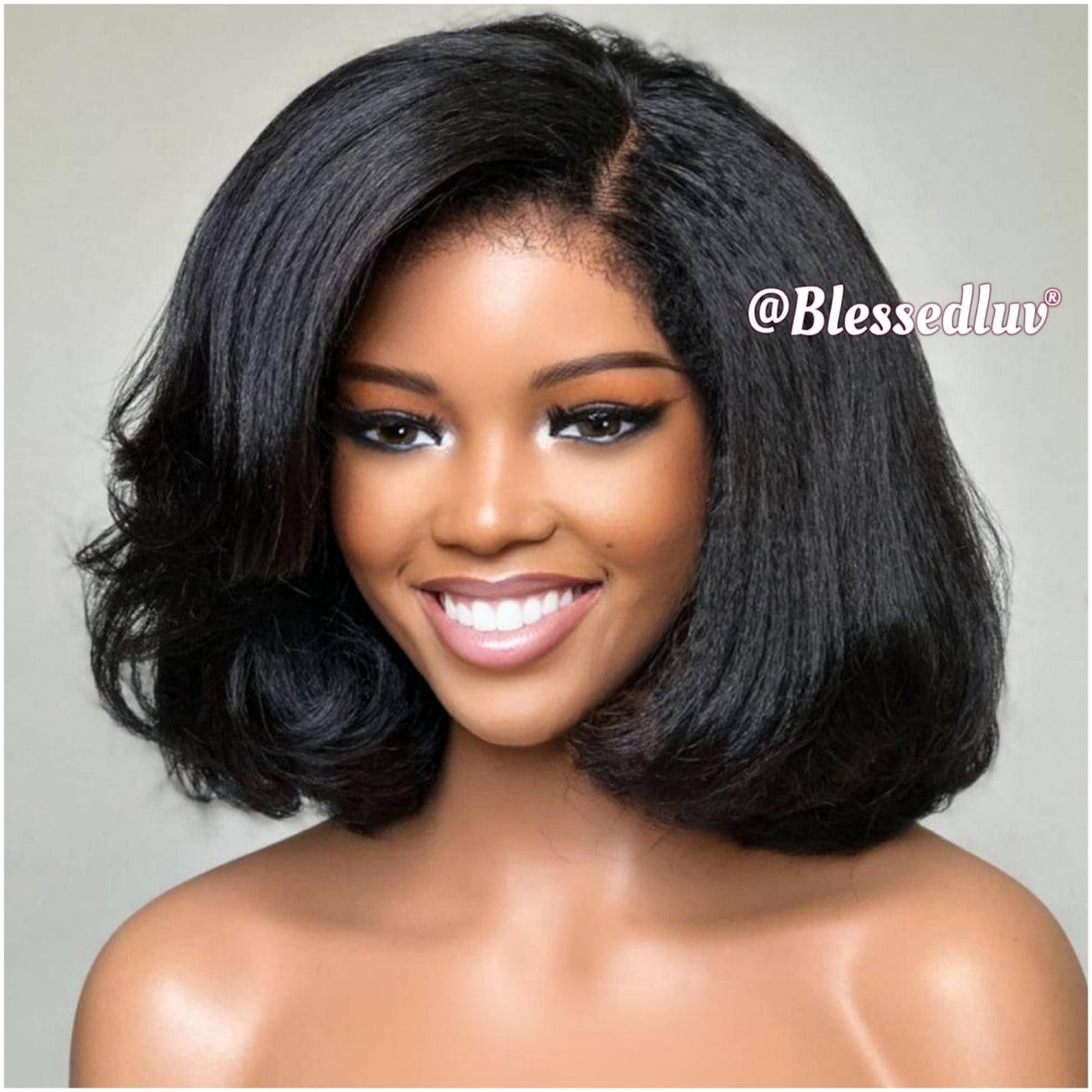 Pauline - 4C Texture Ventilated Bob Wig-Blessedluv.com-Brazilianweave.com