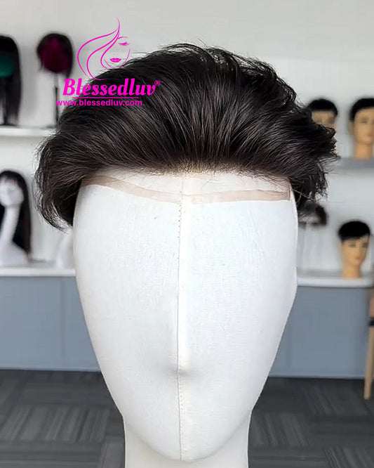 Jack - Ready To Wear Man Wig Toupee-Wigs-Blessedluv.com-Brazilianweave.com