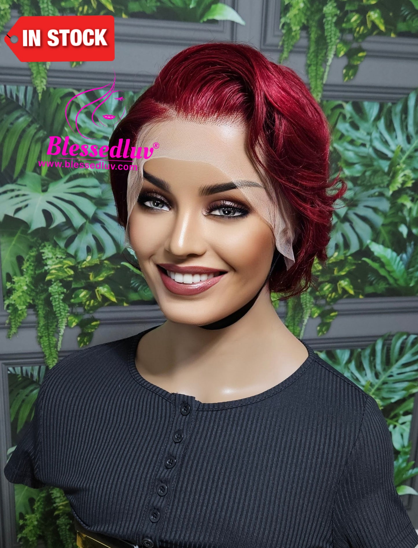 Priya - Pixie Glueless Blonde Ombré Lace Frontal Wig - Affordable Collection-Wigs-www.blessedluv.com-Brazilianweave.com