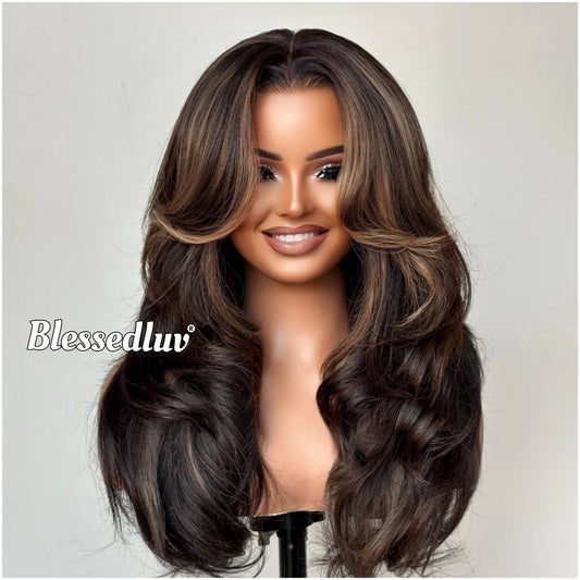 Whitney – Glueless Layered HD 7x5 Closure Lace Wig , Ready to Wear-Blessedluv.com-Brazilianweave.com