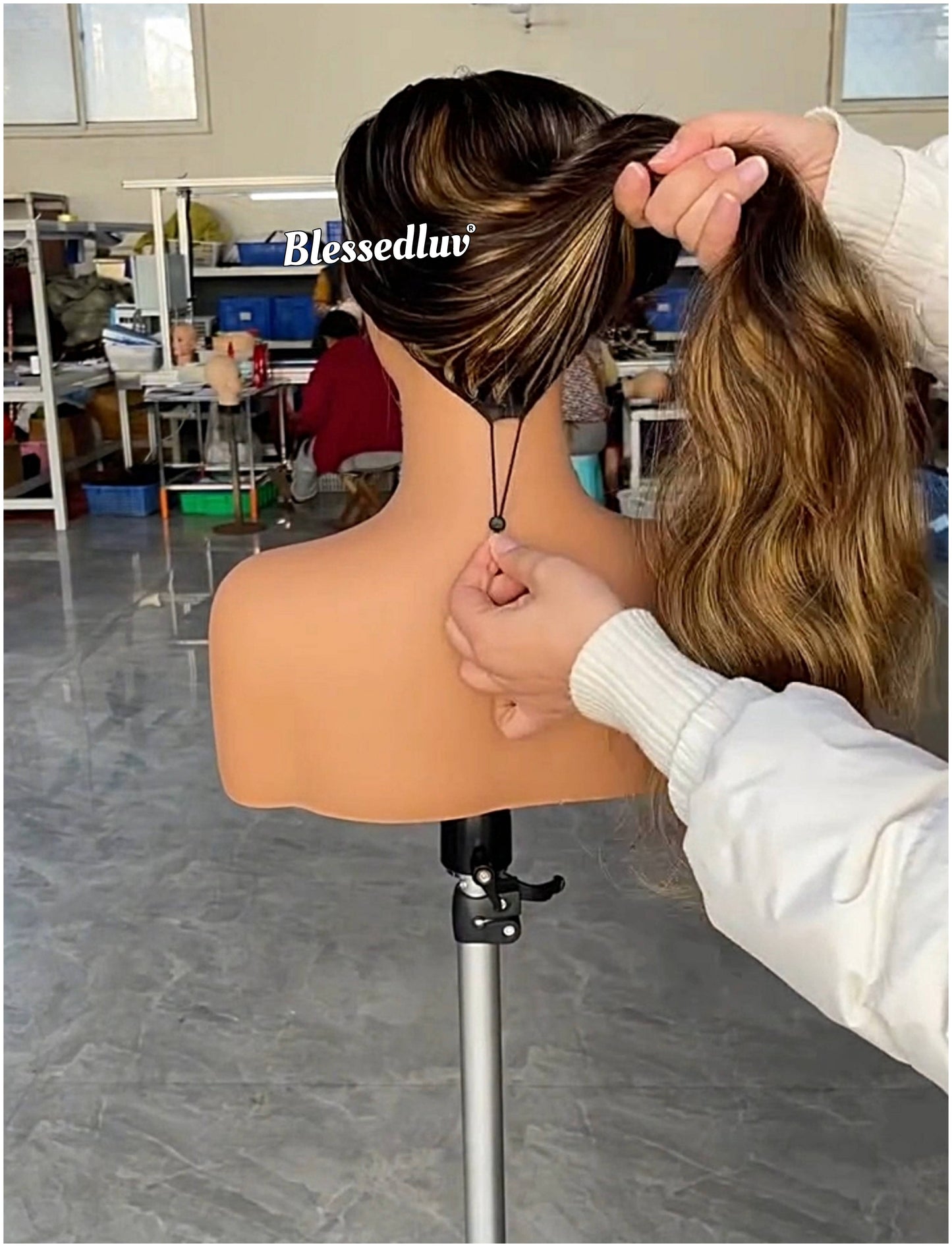 Wanda – Drawstring Closure Balayage Custom Wig | Choose Lagos or Standard Hairline-Wig-Blessedluv.com-Brazilianweave.com