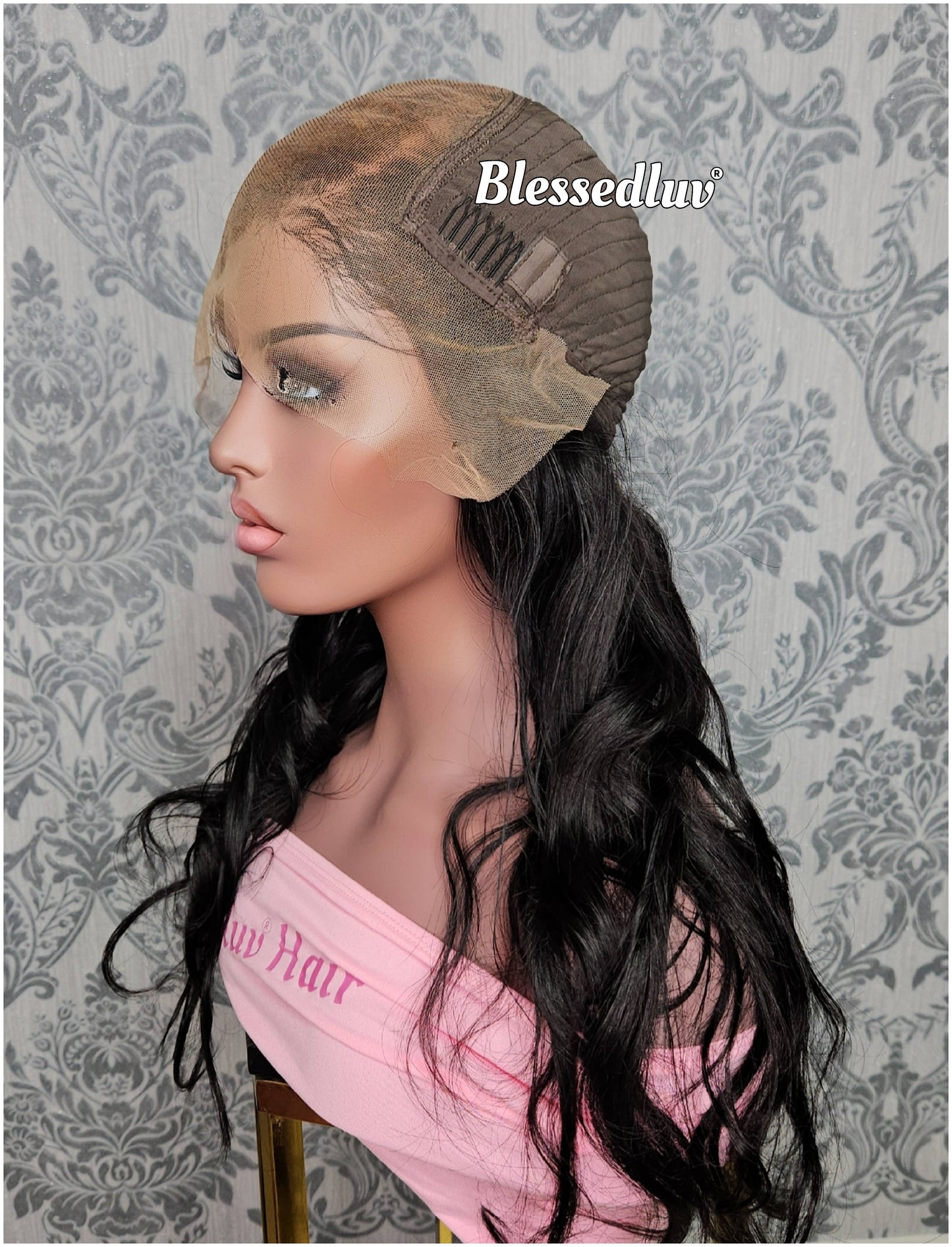 Rebecca - Colour #1 HD Lace Frontal Straight Glueless Wig-Wig-Blessedluv.com-Brazilianweave.com