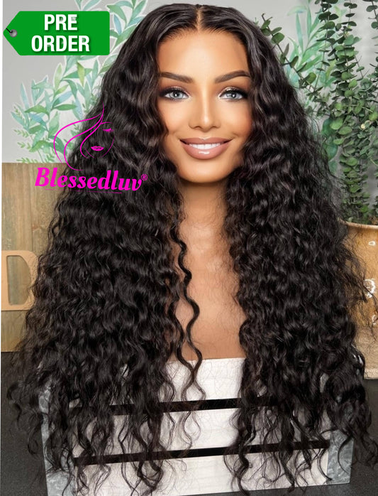 Diana - Natural Water Curls Wig - 26 inch-Wigs-www.blessedluv.com-Brazilianweave.com