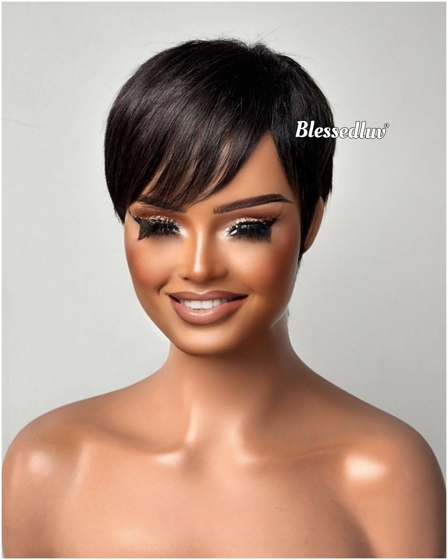 Leah – Pixie Cut Glueless Full Lace Wig, Ready to Wear-Blessedluv.com-Brazilianweave.com