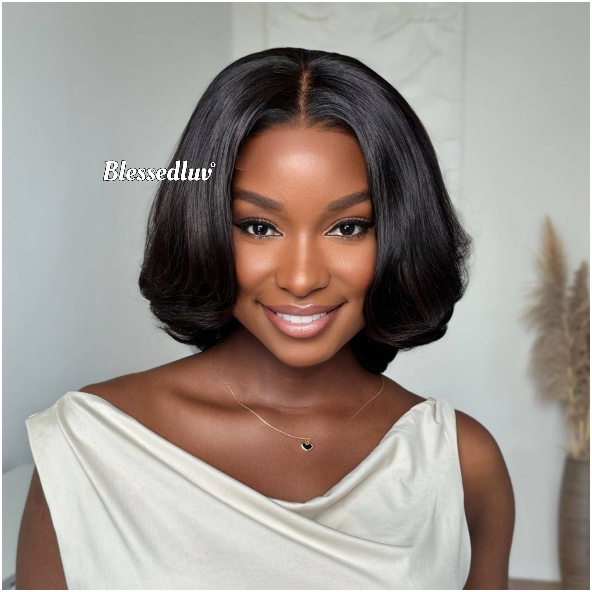 Cathy – Layered Bob Glueless HD 5x5 Closure Lace Wig, Ready to Wear-Blessedluv.com-Brazilianweave.com