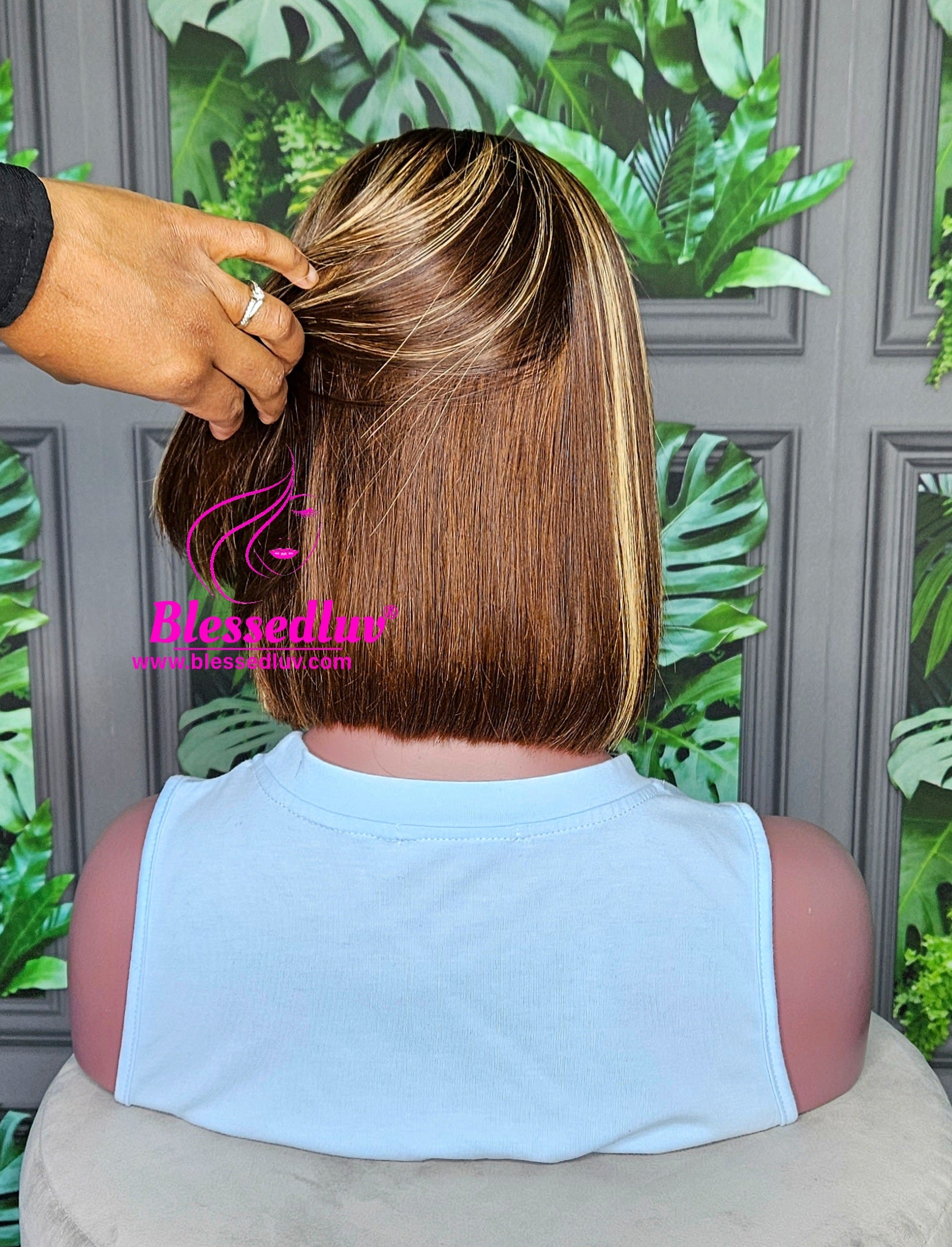 Shine - Glueless Highlights HD Closure Wig SALE-Wig-Blessedluv.com-Brazilianweave.com