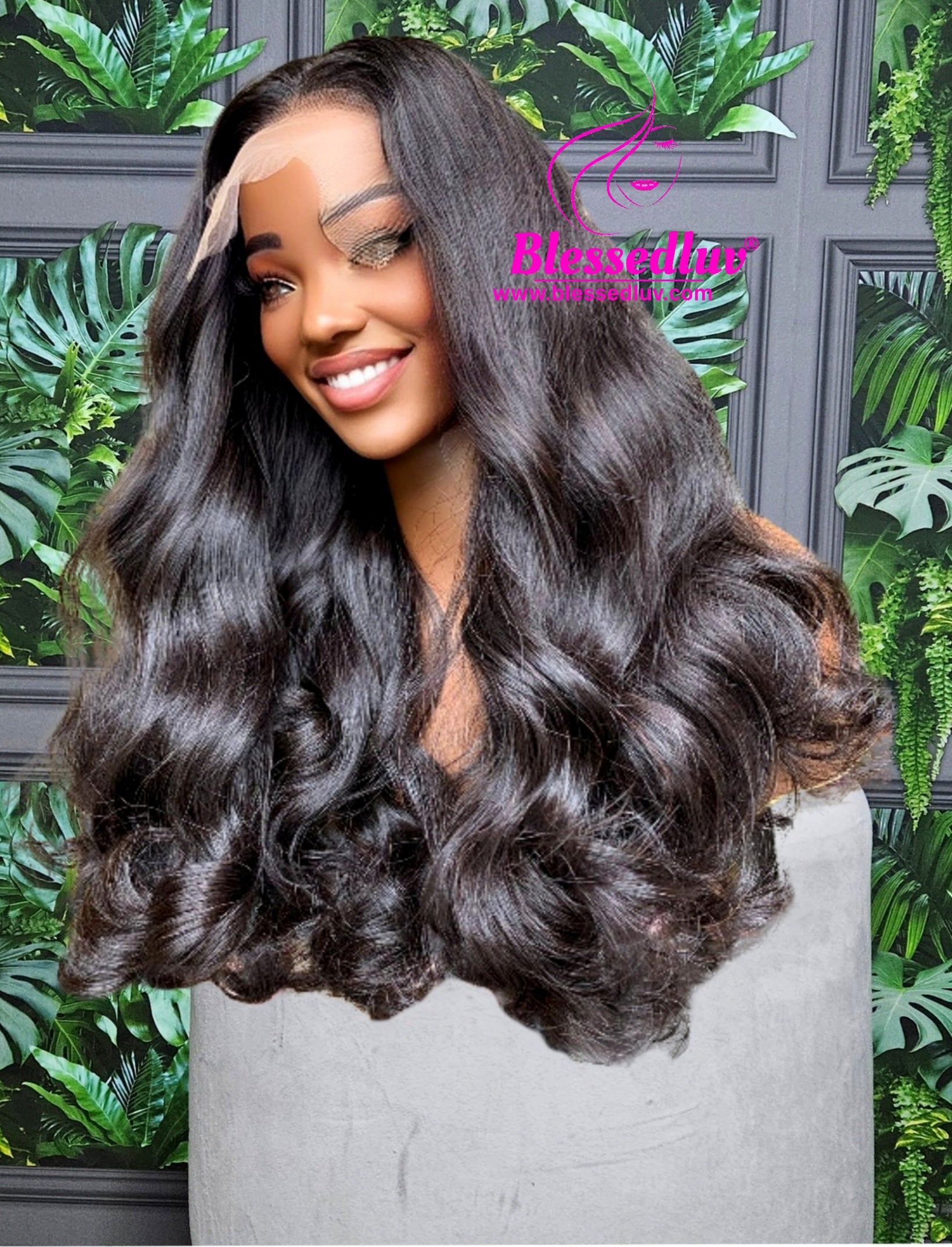 Habibi - Luxury Bouncy Curls - Super Double Drawn Wig - Last 5 Years+-WIG-www.blessedluv.com-Brazilianweave.com