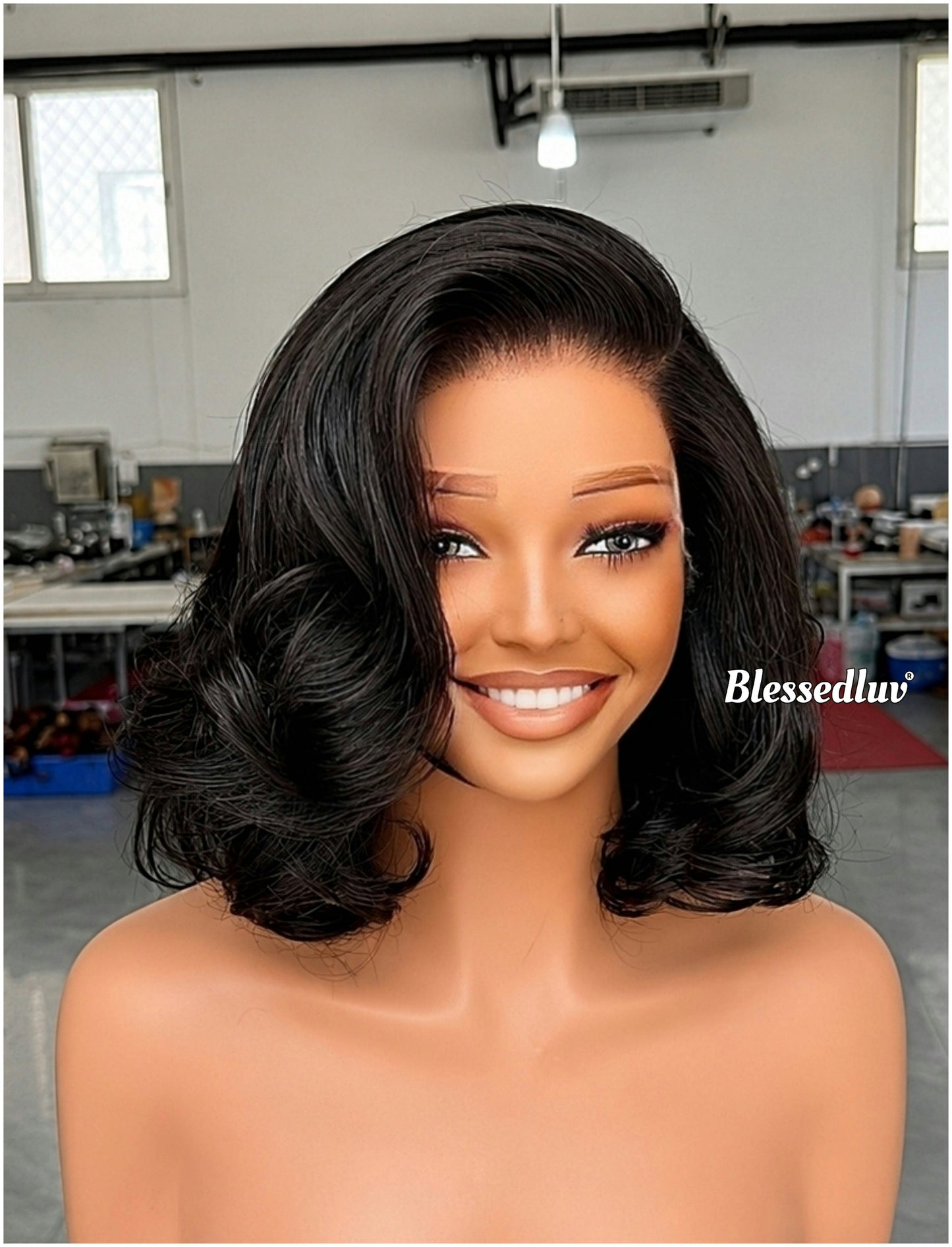 Megan – Blowout Glueless Layered  Closure Lace Wig, Ready to Wear