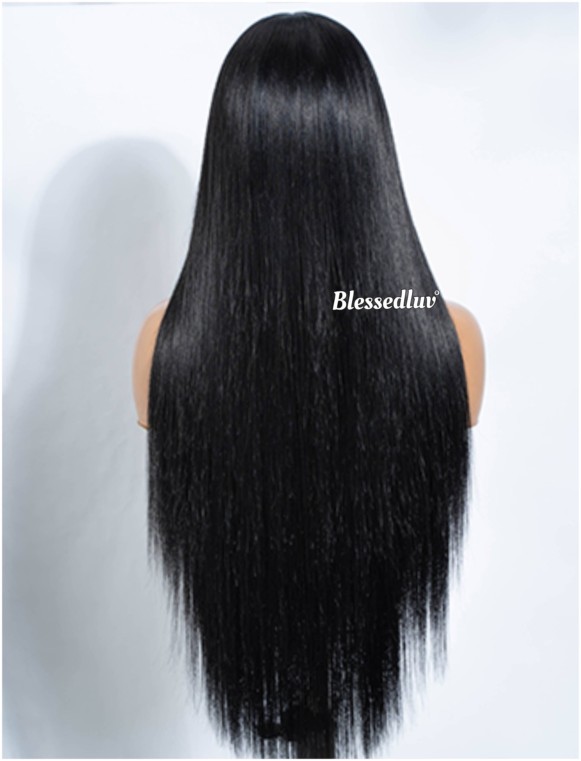 Vanessa – Bone Straight Lookalike Glueless Premium Human Hair Blend Wig-Wig-Blessedluv.com-Brazilianweave.com
