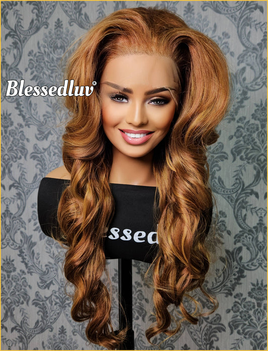 Poppy – 13x6 Human Blend Synthetic Lace Wig-Wig-Blessedluv.com-Brazilianweave.com
