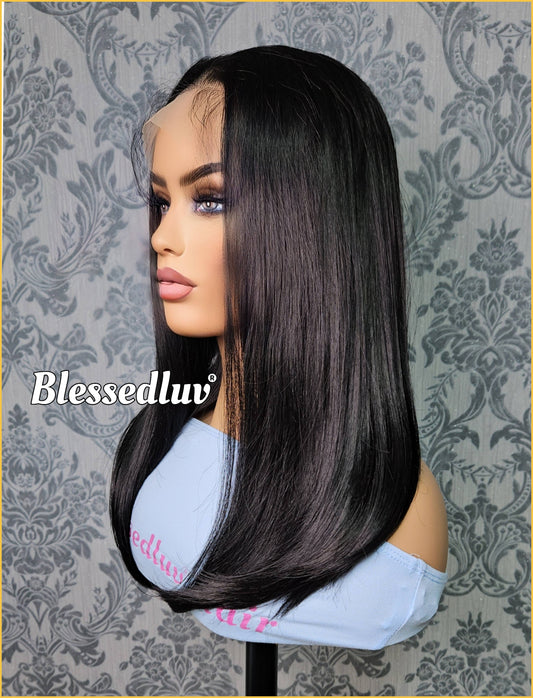 Willow – 13x6 Human Blend Synthetic Lace Wig-Wig-Blessedluv.com-Brazilianweave.com