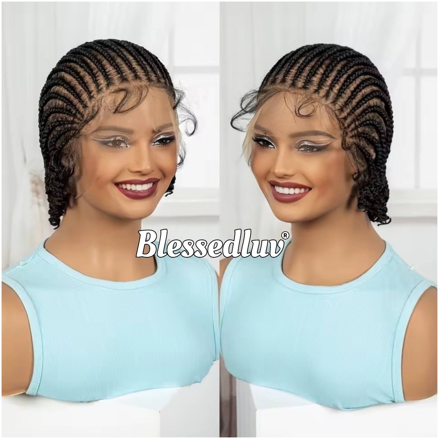 Buki - Cornrow Full Lace HD Wig - Ready To Wear-Wig-Blessedluv.com-Brazilianweave.com