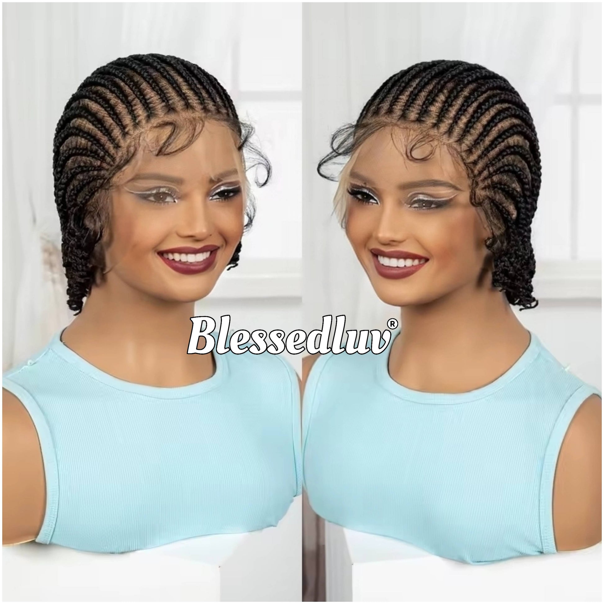 Buki - Cornrow Full Lace HD Wig - Ready To Wear-Wig-Blessedluv.com-Brazilianweave.com