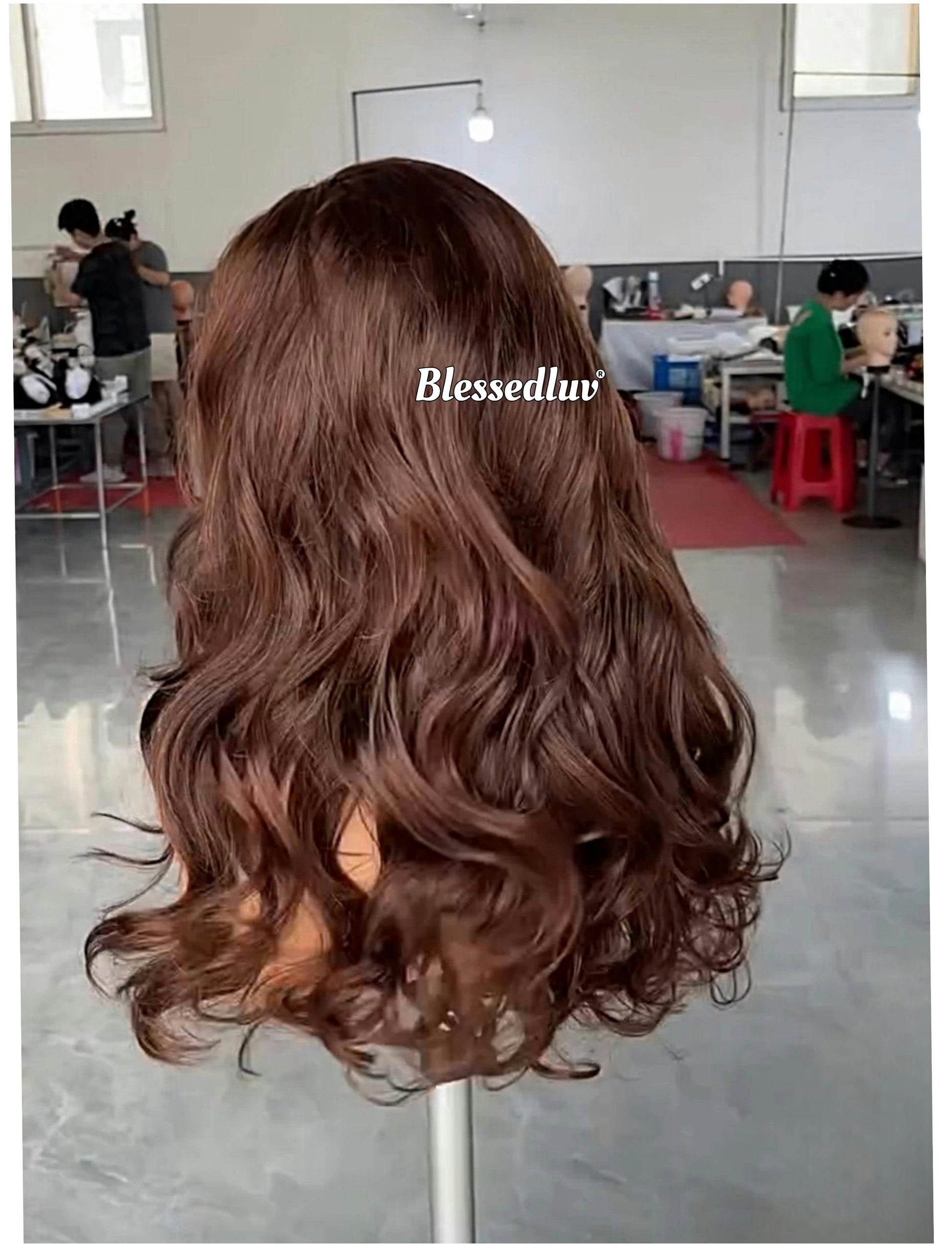 Brooks – Chocolate Shade Custom Wig | Choose Lagos or Standard Hairline-Wig-Blessedluv.com-Brazilianweave.com