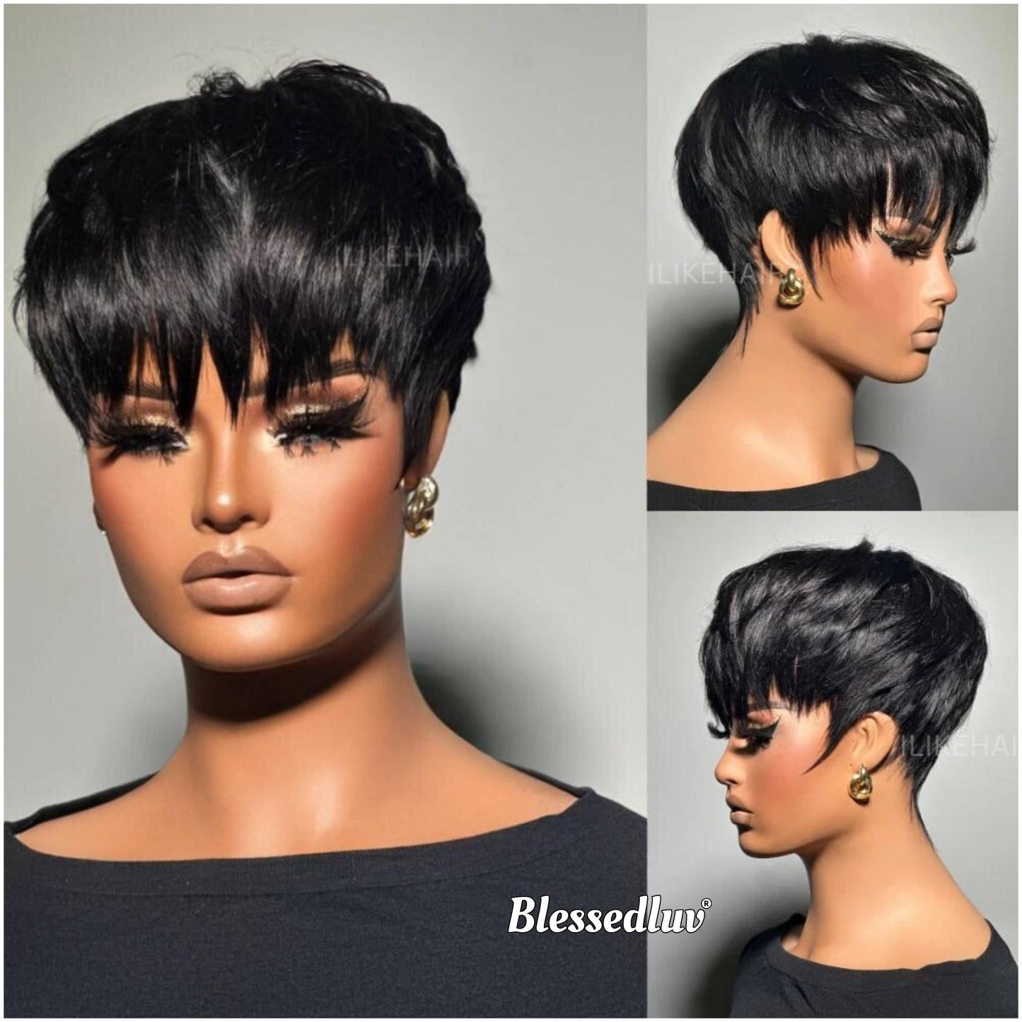 Shiloh  – Pixie Cut No Lace Glueless, Ready to Wear