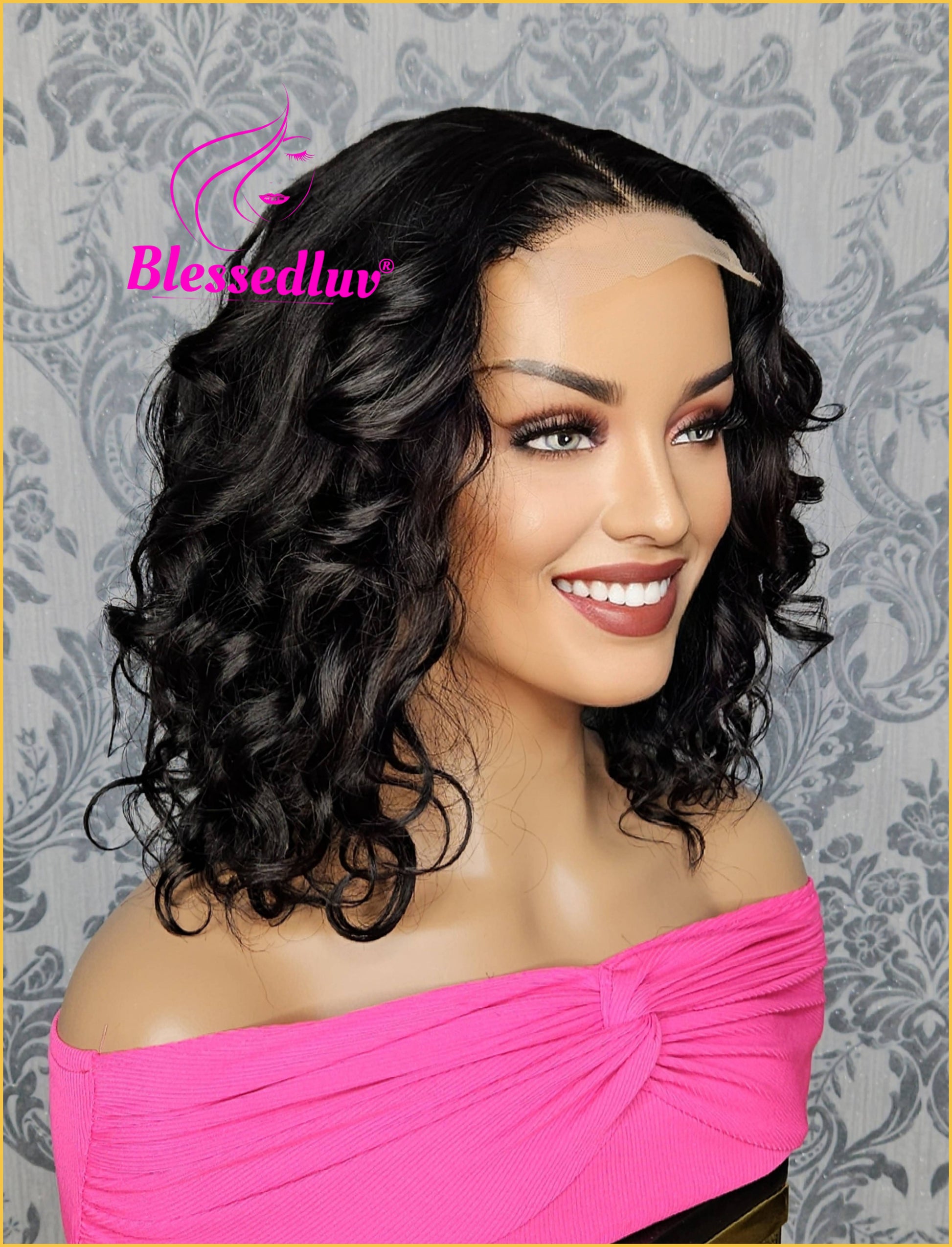 Rayna- HD Lace Curly Closure Wig SALE-WIG-Blessedluv.com-Brazilianweave.com