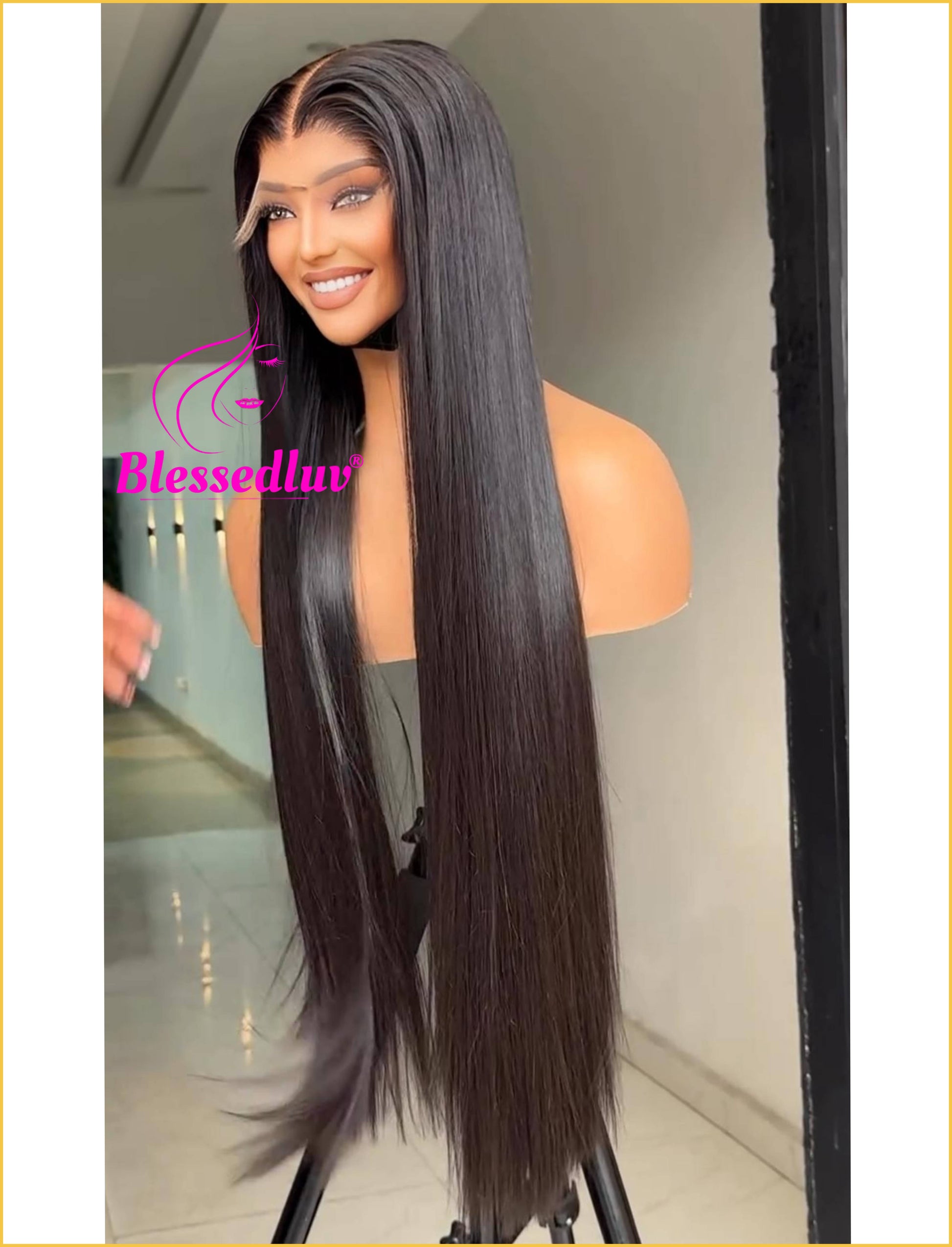 Christy - Bone Straight Luxury Super Double Drawn Wig - Last 6 years+-Blessedluv.com-Brazilianweave.com
