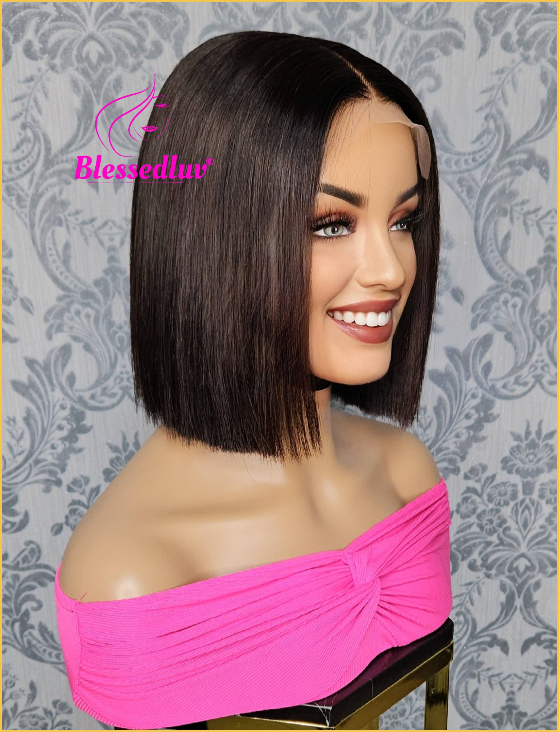 Christy - Lace Frontal Bob Wig-Wig-Blessedluv.com-Brazilianweave.com