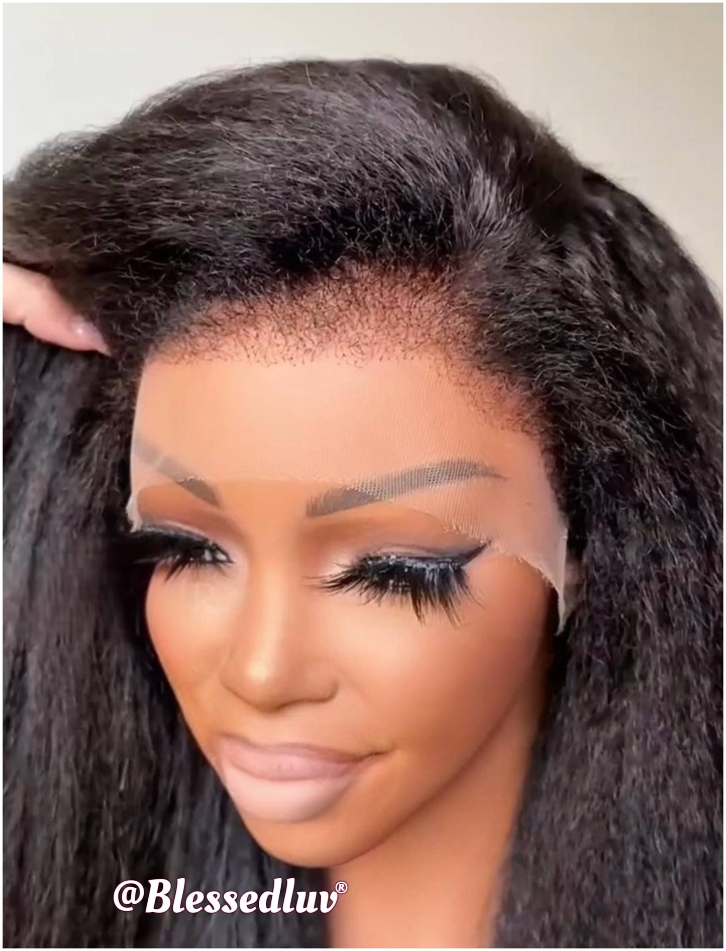 Yasmin - Texture Edges Ventilated Kinky Wig-Blessedluv.com-Brazilianweave.com