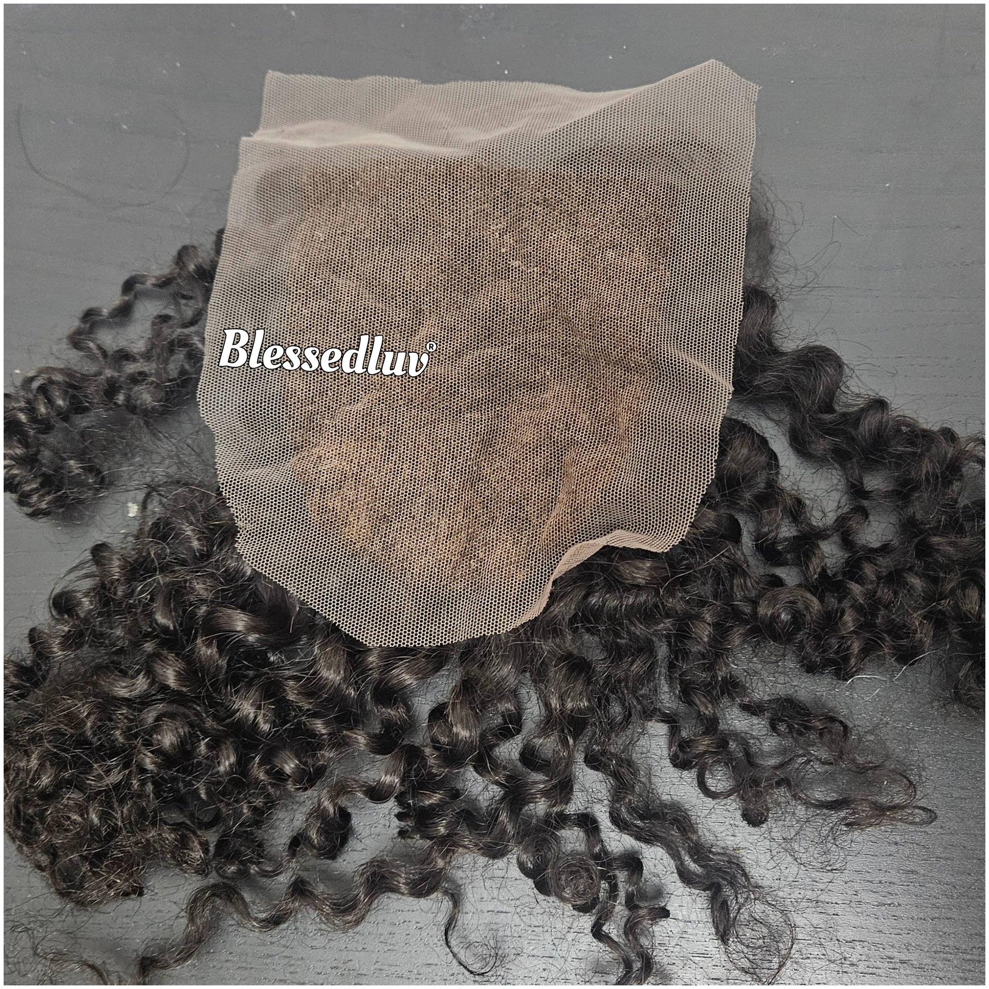 Curly 4x4 Lace Closure - Swiss Lace-Wigs-Blessedluv.com-Brazilianweave.com