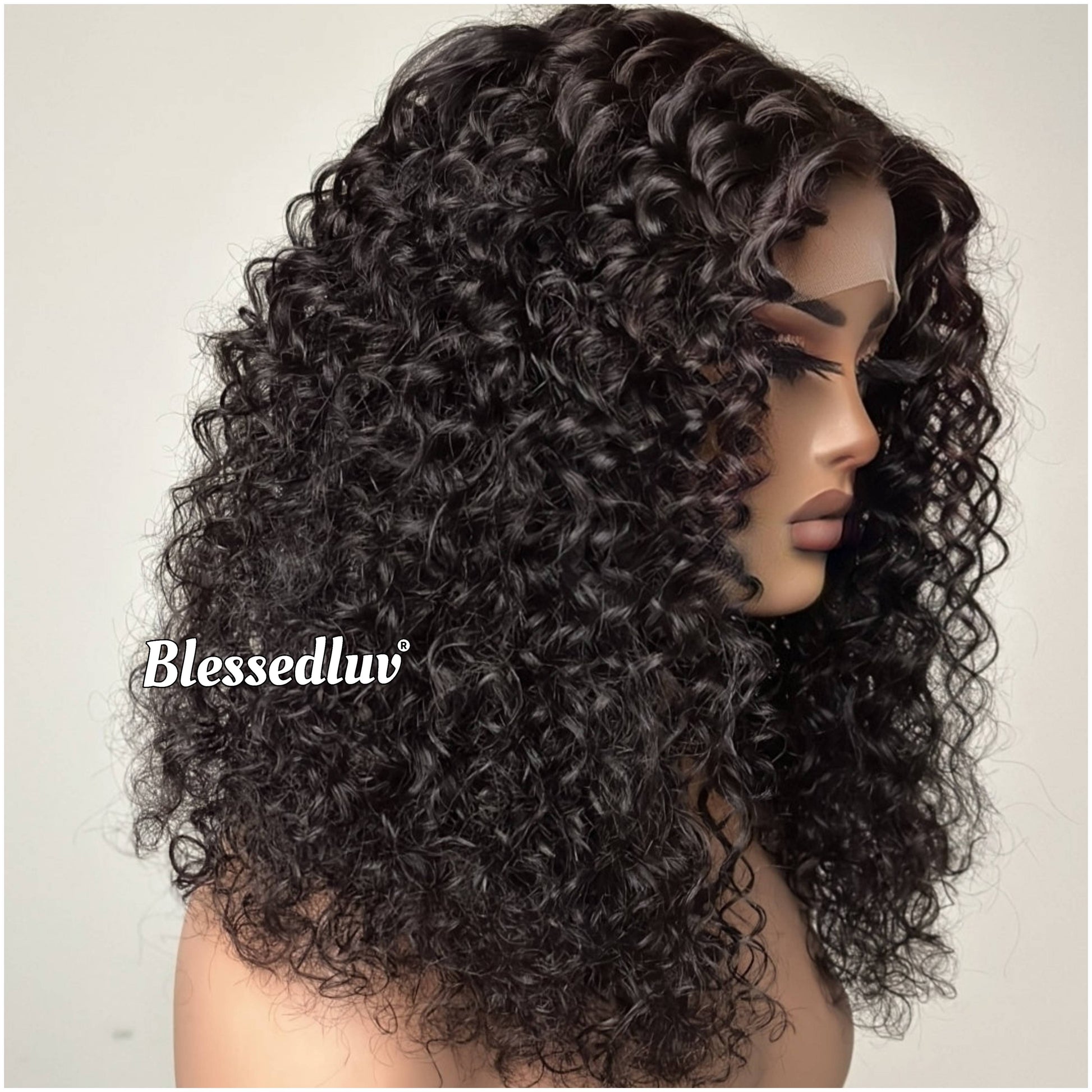 Mai - Natural Curly Glueless HD Lace Wig, Ready to Wear-Blessedluv.com-Brazilianweave.com