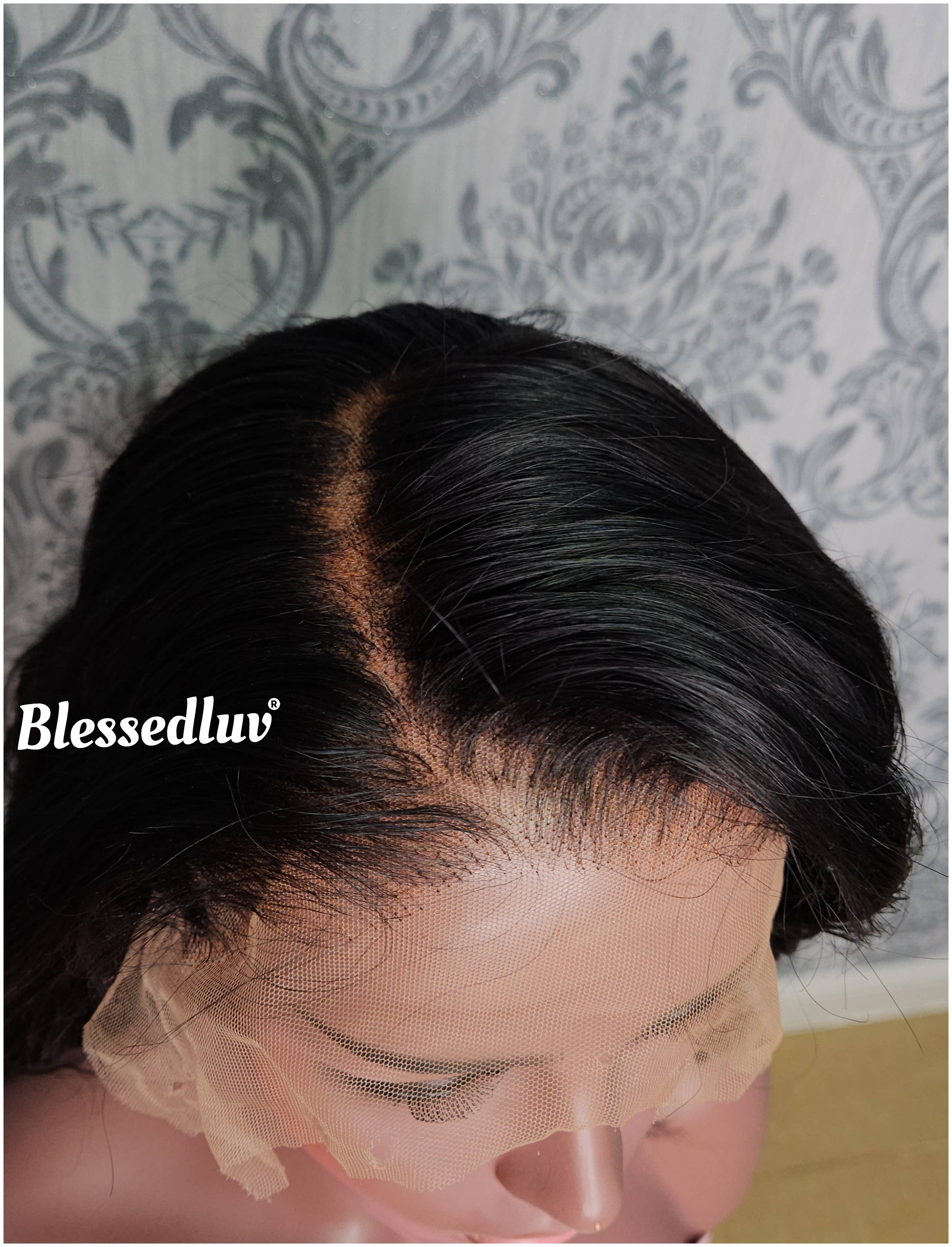 Rebecca - Colour #1 HD Lace Frontal Straight Glueless Wig-Wig-Blessedluv.com-Brazilianweave.com