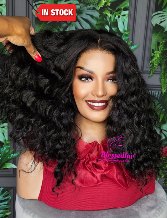 Chioma- 300% Density Raw Double Drwan closure Wig-Wig-Blessedluv.com-Brazilianweave.com