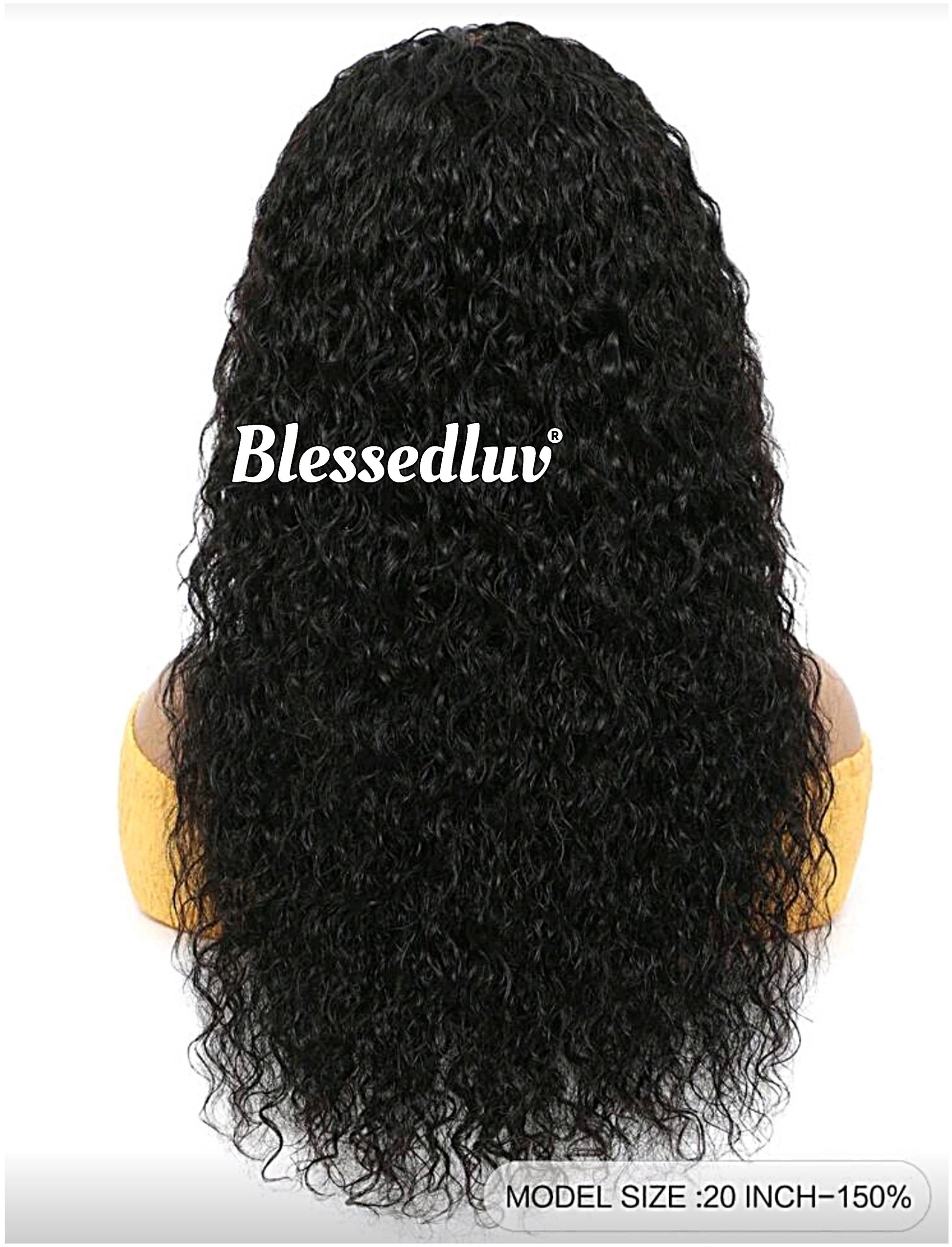 Tina 3-in-1 Wig Curly & Glueless Frontal- Wear & Go-Blessedluv.com-Brazilianweave.com