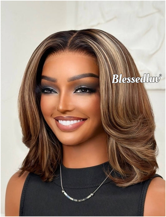 Mari – Balayage Glueless Layered HD 7x5 Closure Lace Wig, Ready to Wear-Blessedluv.com-Brazilianweave.com