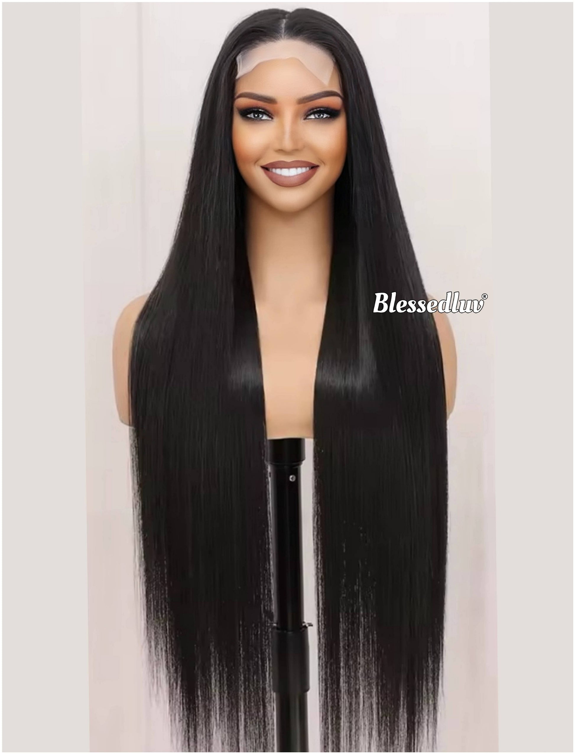Catrice – 4x4 Closure Glueless Premium Human Hair Blend Wig-Wig-Blessedluv.com-Brazilianweave.com