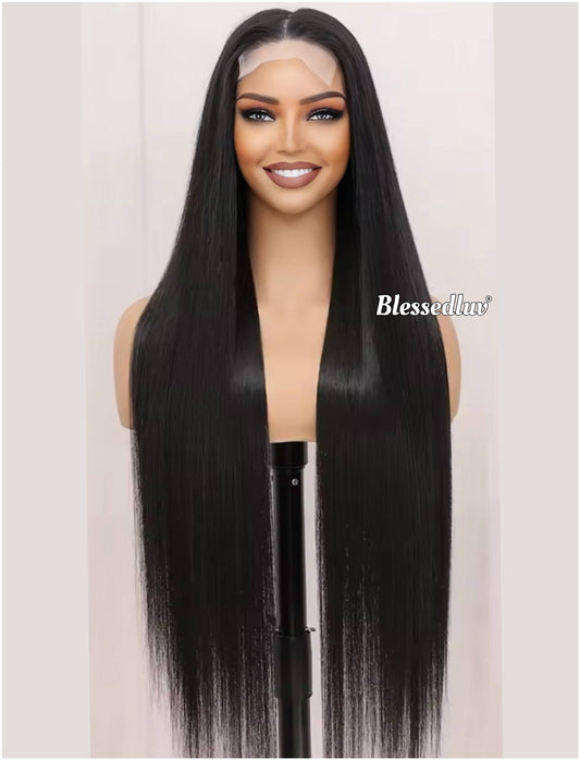 Catrice – 4x4 Closure Glueless Premium Human Hair Blend Wig-Wig-Blessedluv.com-Brazilianweave.com
