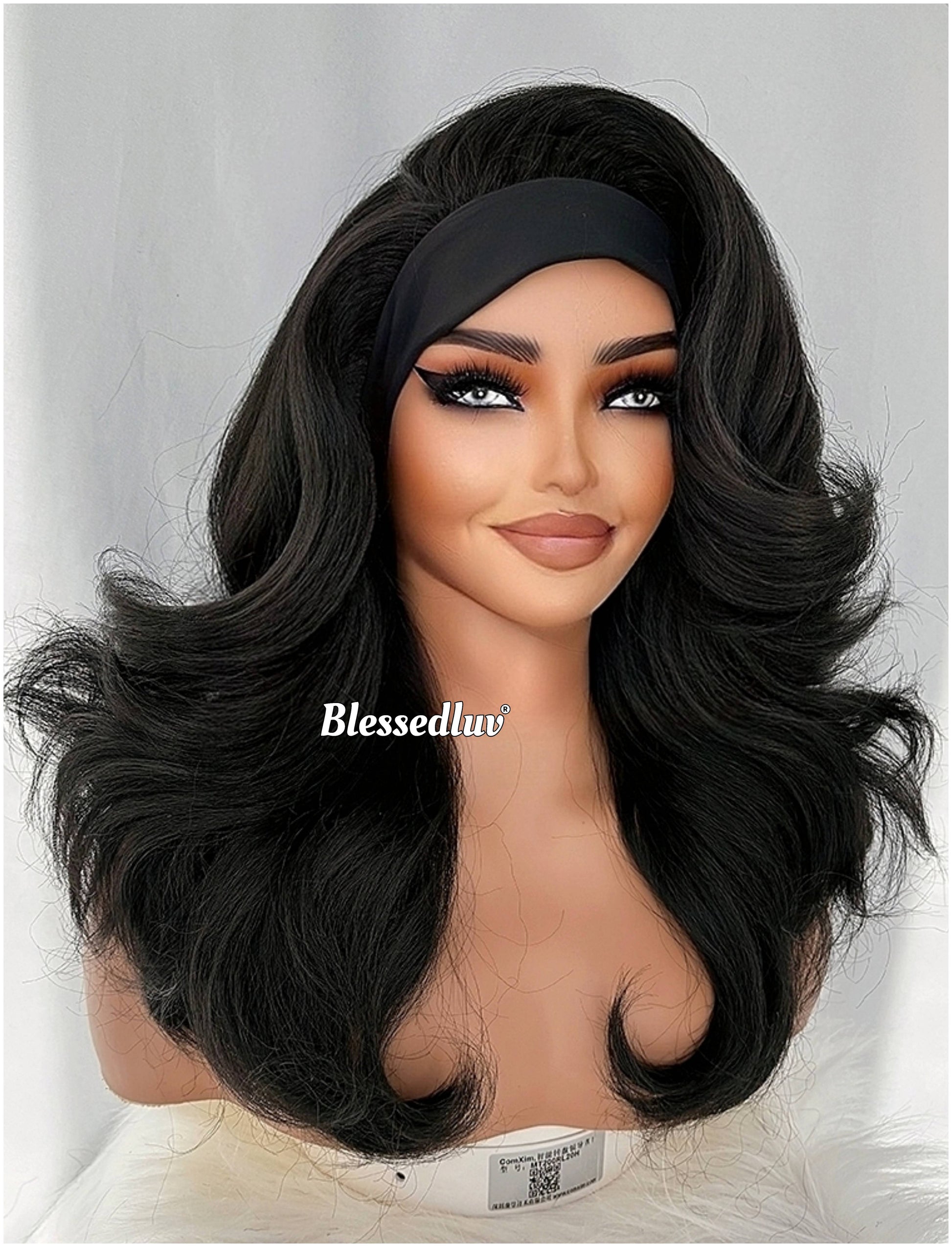 Natasha – Headband Premium Human Hair Blend Wig-Wig-Blessedluv.com-Brazilianweave.com
