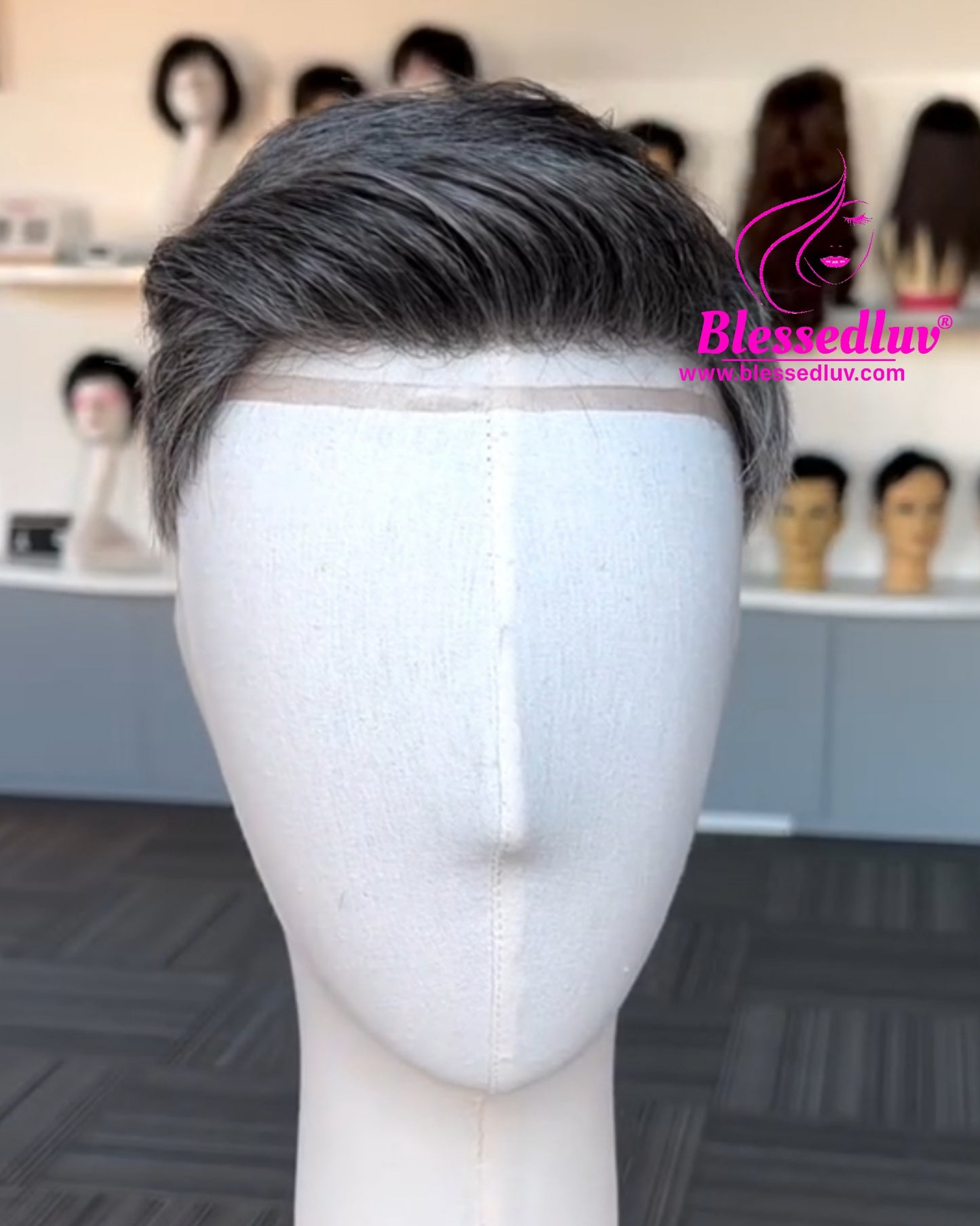 Greg - Ready To wear Man Wig Toupee-WIG-Blessedluv.com-Brazilianweave.com