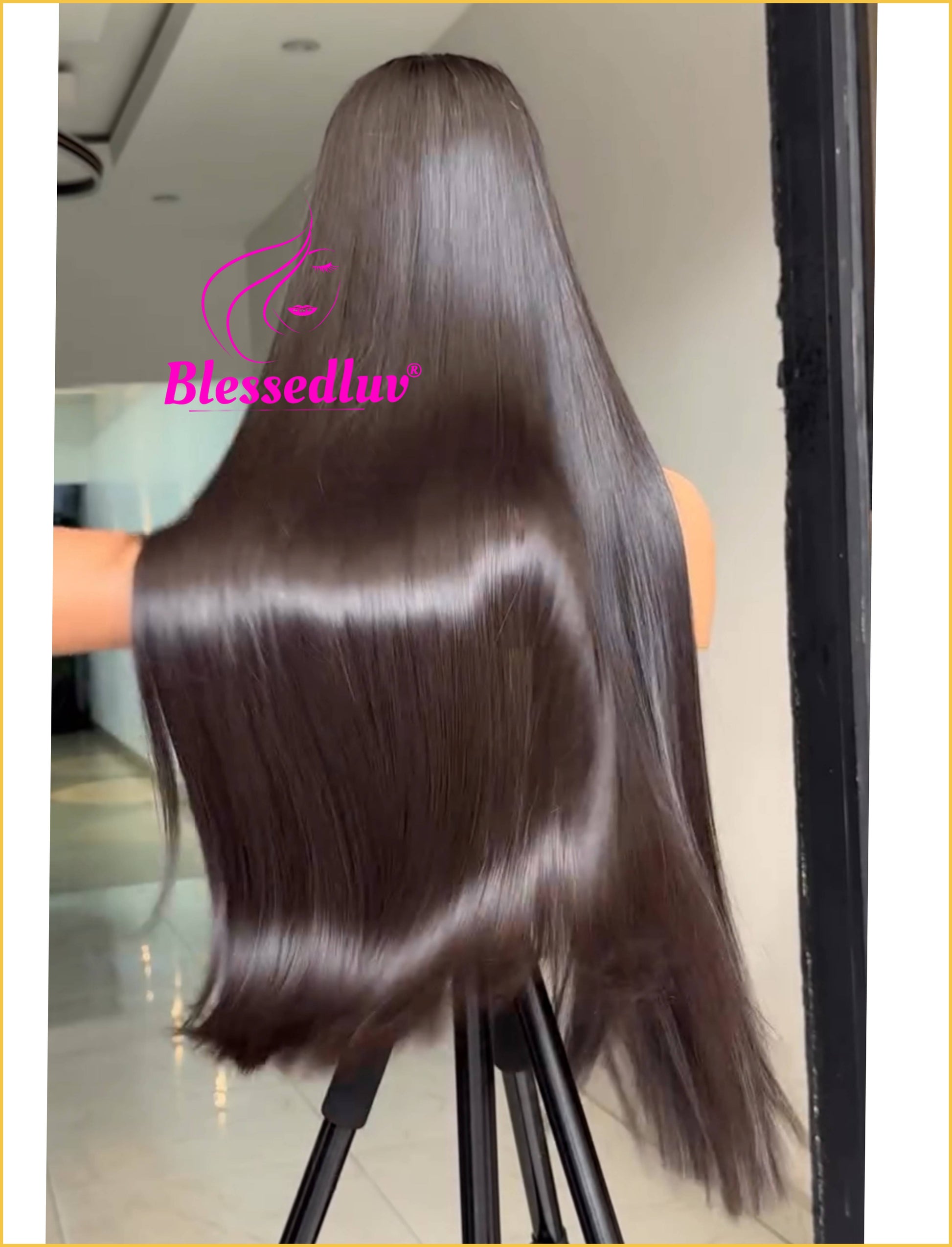 Christy - Bone Straight Luxury Super Double Drawn Wig - Last 6 years+-Blessedluv.com-Brazilianweave.com