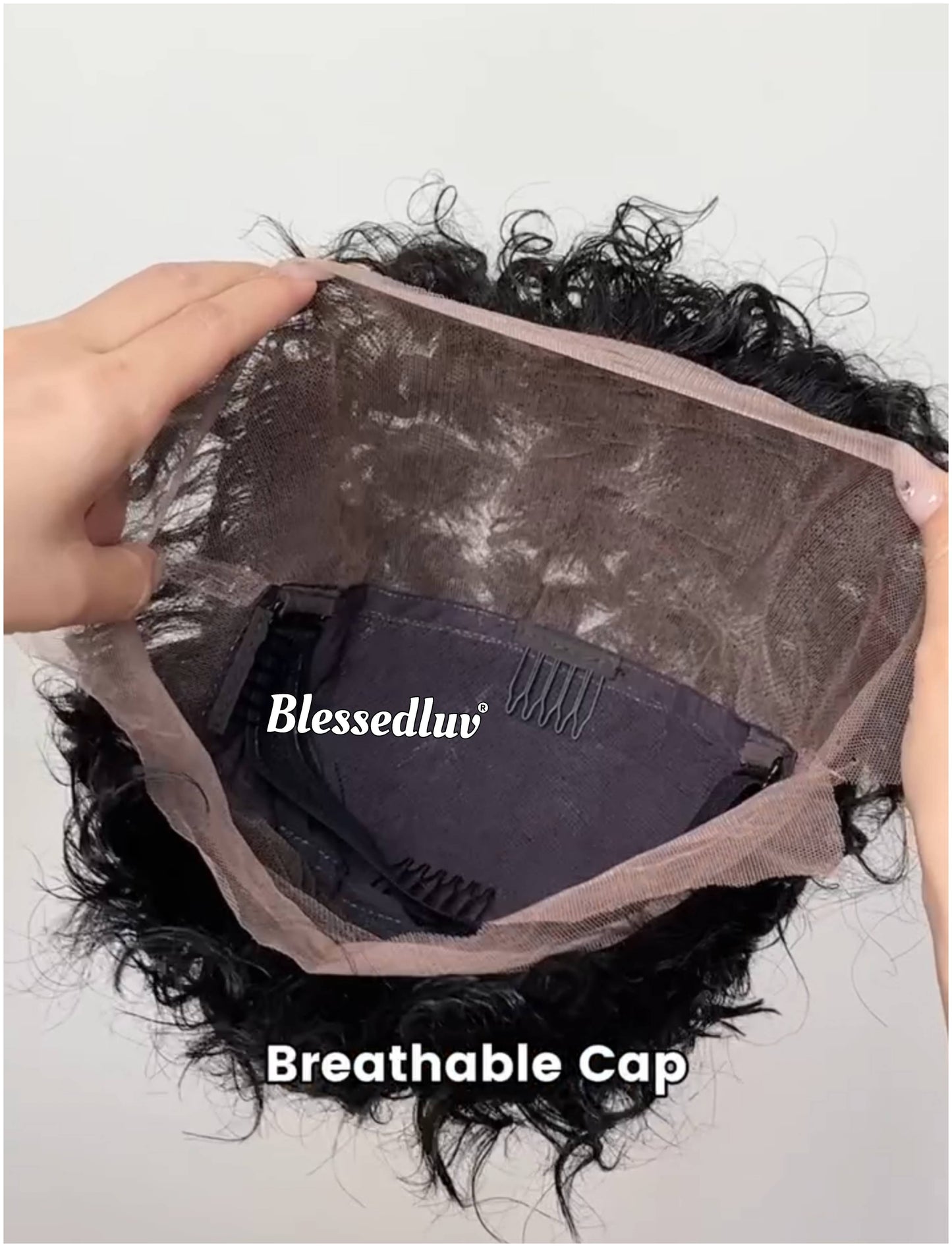 Nina – Curly Pixie Cut Glueless Full Lace Wig, Ready to Wear-Blessedluv.com-Brazilianweave.com