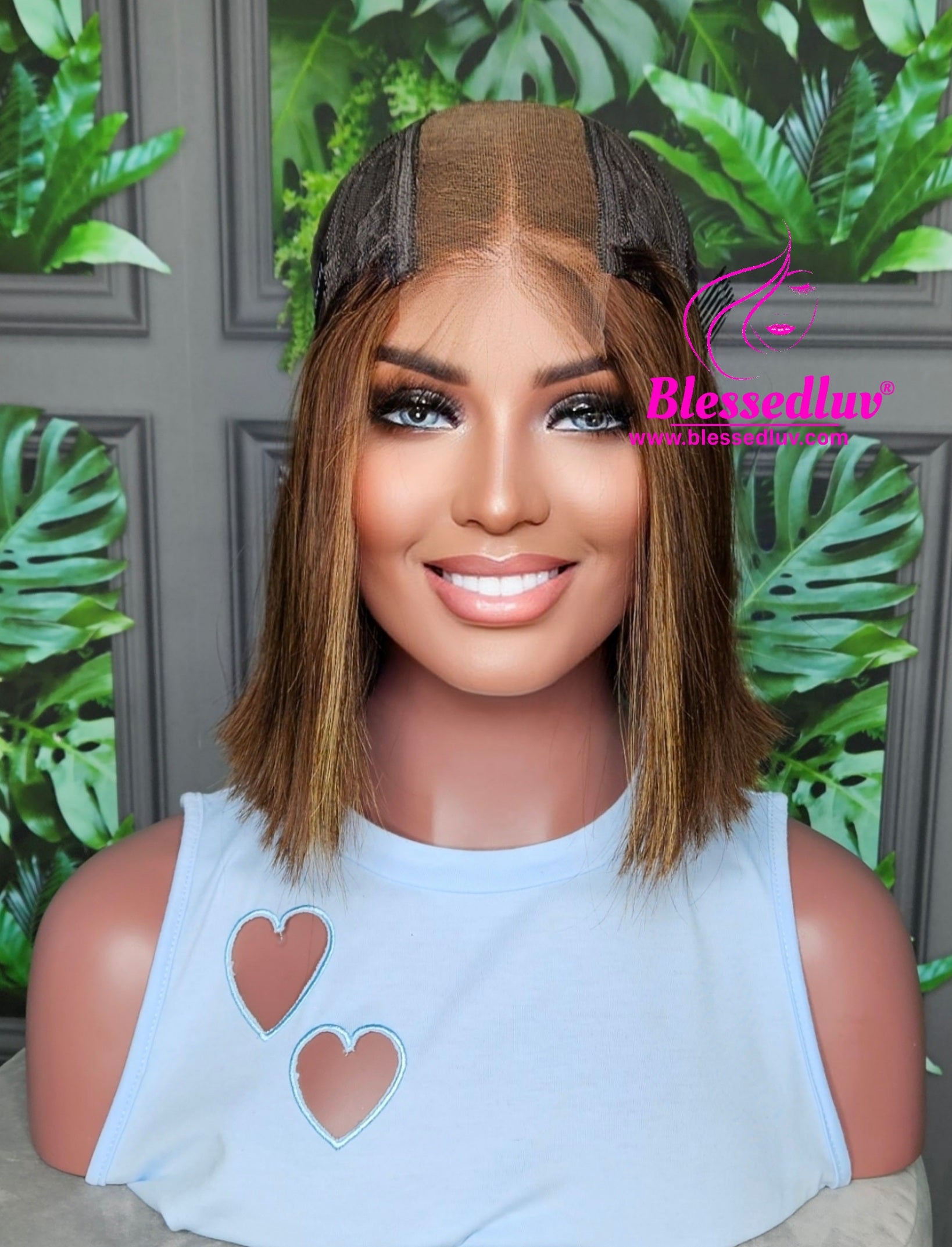 Shine - Glueless Highlights HD Closure Wig SALE-Wig-Blessedluv.com-Brazilianweave.com