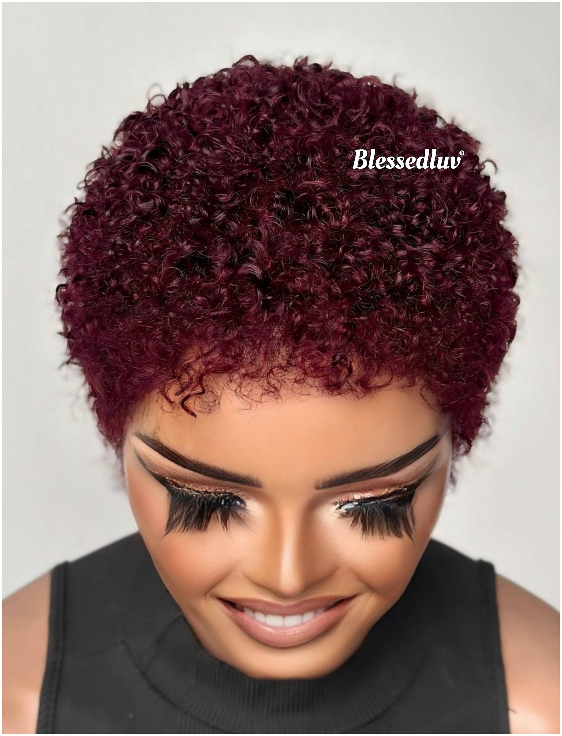 Luna – Pixie Cut No Lace Glueless, Ready to Wear-Blessedluv.com-Brazilianweave.com