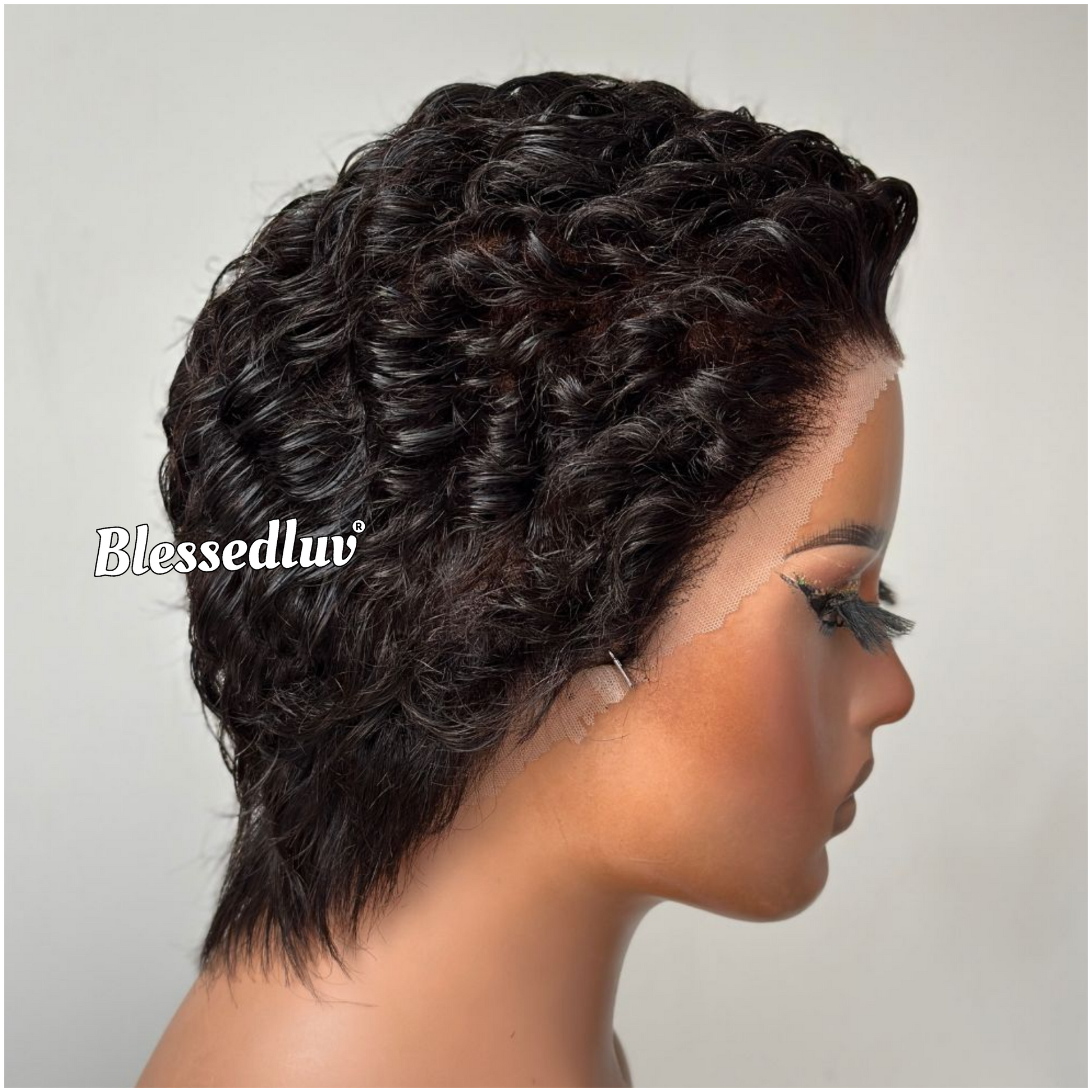 Lucy – Pixie Cut Glueless Full Lace Wig, Ready to Wear-Blessedluv.com-Brazilianweave.com