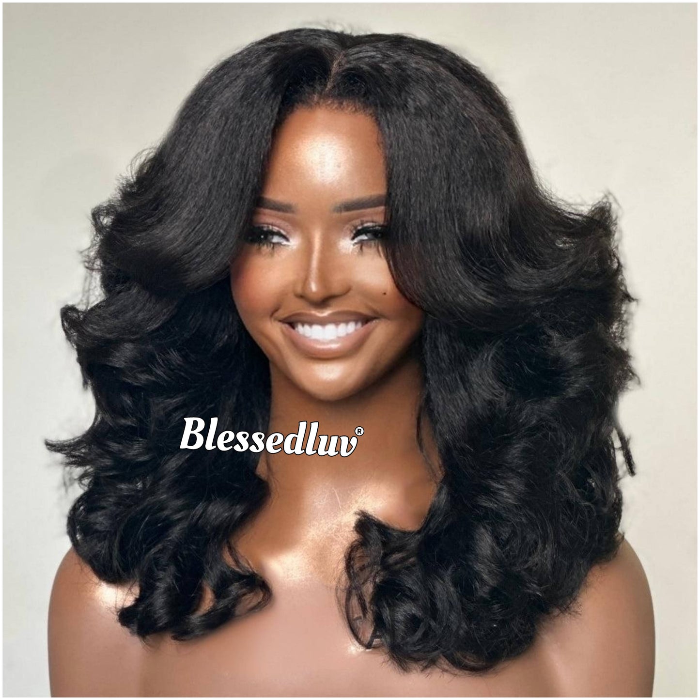 Mary - 4c Texture Ventilated Kinky Wig-Blessedluv.com-Brazilianweave.com