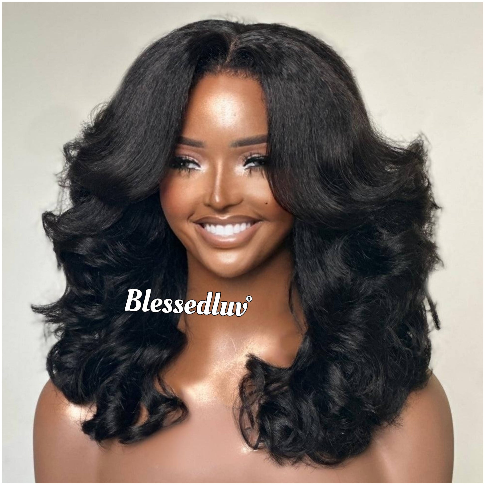 Mary - 4c Texture Ventilated Kinky Wig-Blessedluv.com-Brazilianweave.com