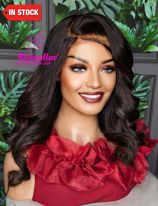 ROSE - Two Tone Raw Brazilian Closure Wig-Wig-Blessedluv.com-Brazilianweave.com